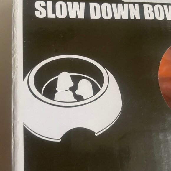 Orange Slow Down Pet Bowl - Picture 3 of 8